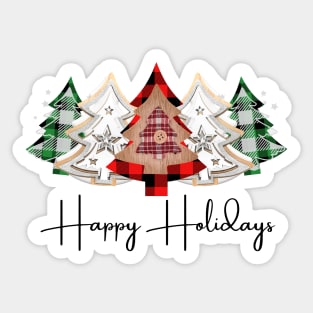 Happy Holidays Sticker